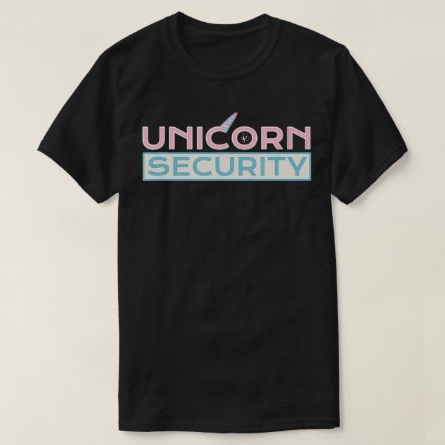 T-shirt Unicorn Security  (Design devant)