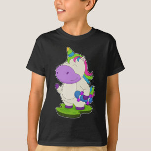 T-shirt Unicorn Skater Skate Sports