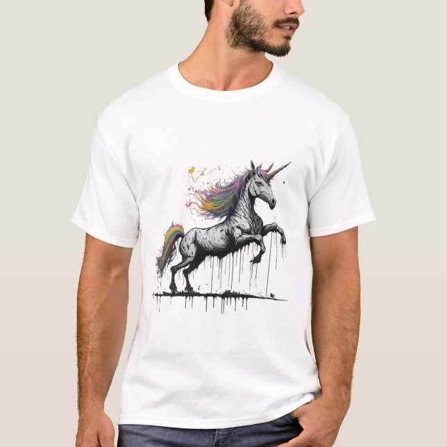 T-shirt Unicorn Tee - shirt (Devant)
