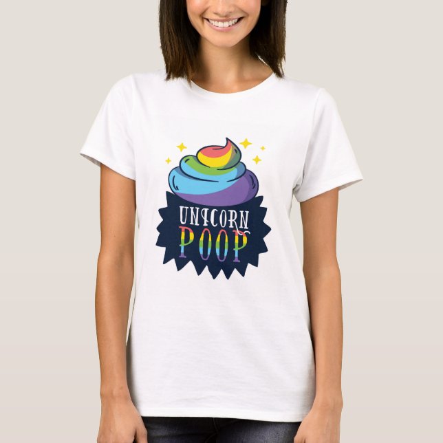 T-shirt Unicorn Tee - shirts de caca (Devant)