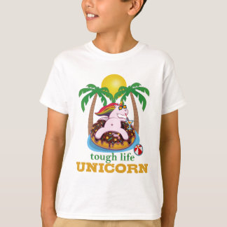 T-SHIRT UNICORN TOGH LIFE COLORFUL FUNNY UNICORN