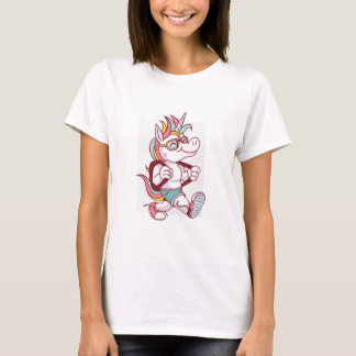 T-shirt Unicorn Va À L'École