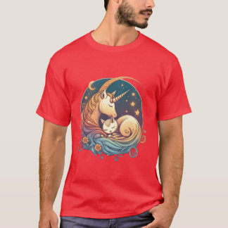 T-shirt UnicornCat Love Show your love for unicorns and fr