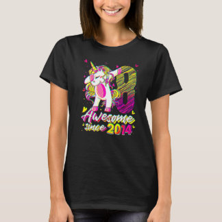 T-shirt Unicorne 8 ans Dabbing 8e anniversaire fille Unic