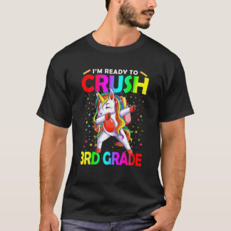 T-shirt Unicorne À Baisse Cute Prêt À Écraser 3E Grade Ret