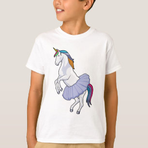 T-shirt Unicorne au Ballet avec jupe