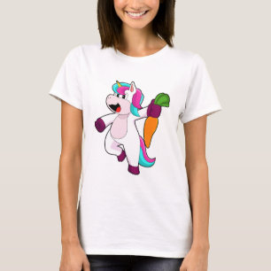 T-shirt Unicorne avec carotte