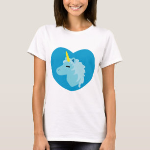 T-shirt Unicorne Bleue