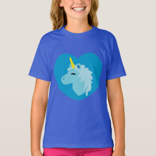 T-shirt Unicorne Bleue