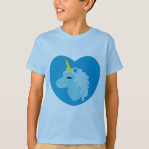 T-shirt Unicorne Bleue