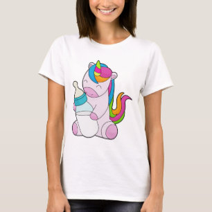 T-shirt Unicorne Bouteille de lait