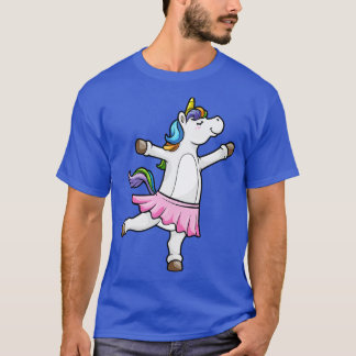T-shirt Unicorne comme Ballerina avec jupe