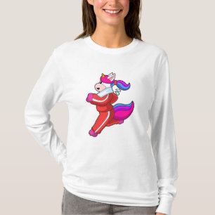 T-shirt Unicorne en cours d'exécution