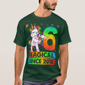 T-shirt Unicorne Flossant 6 Ans Fille Unic