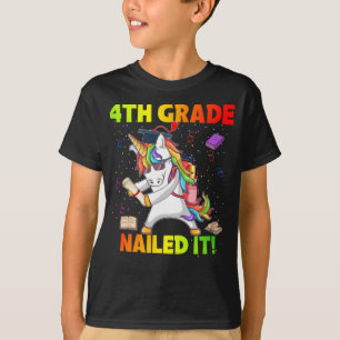 T-shirt Unicorne flottante 4e grade Graduation 4e grade Na