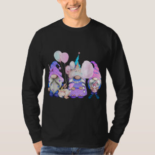 T-shirt Unicorne Gnomes Tomte Scandinave Trois Garden Gno
