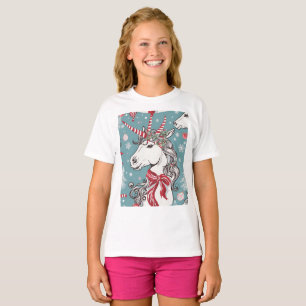 T-shirt Unicorne magique de Noël