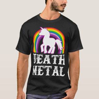 T-shirt Unicorne Métal Mort Essentiel