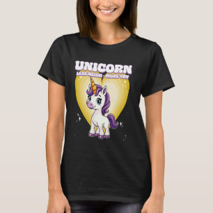 T-shirt Unicorne Moins Près Plus Yay Unicorn