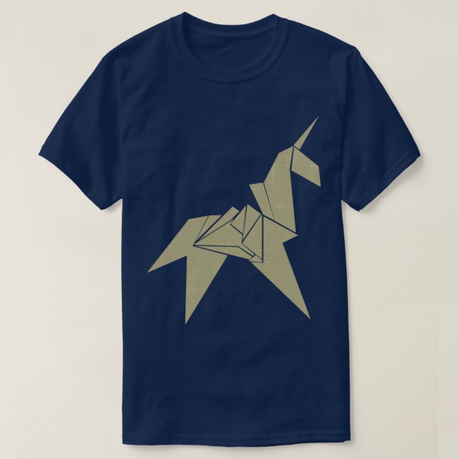 T-shirt Unicorne Origami 2 (Design devant)