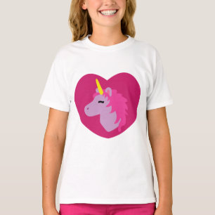T-shirt Unicorne rose