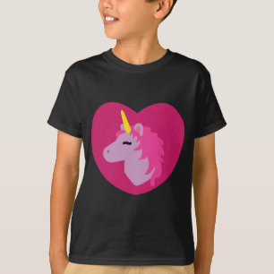 T-shirt Unicorne rose