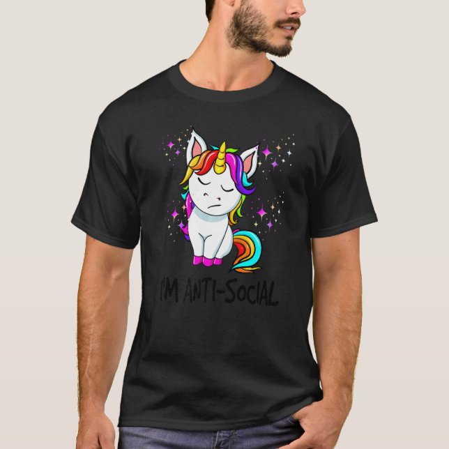 T-shirt Unicorne Sarcastique plaisanteries Unicornes Magiq (Devant)