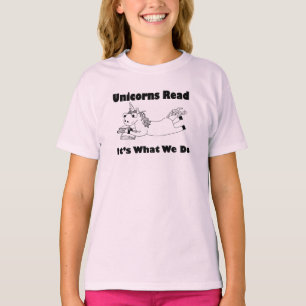 T-shirt Unicornes Lire...- Tee - shirt jeunesse - BL