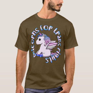 T-shirt Unicornes Pour Les Droits Trans