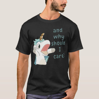 T-shirt unicorse pourquoi devrais-je m'en soucier
