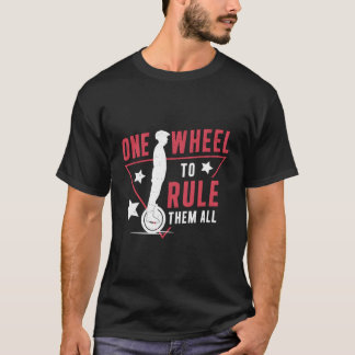 T-shirt Unicycle Électrique Les Règle Tous Drôle Euc Monow