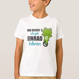 T-shirt Unicycle Frog Unicyclist Frogs Circus