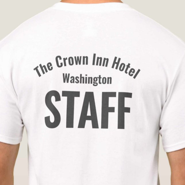 T-Shirt Uniforme Du Personnel De L'Hôtel (Créateur téléchargé)