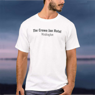 T-Shirt Uniforme Du Personnel De L'Hôtel