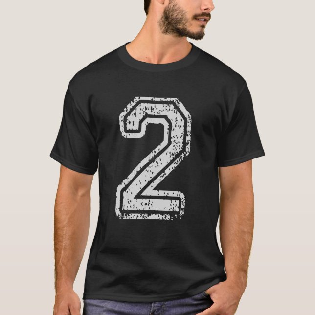 T-shirt Uniformes de l'équipe Jersey Numéro 2 Deux écoles  (Devant)