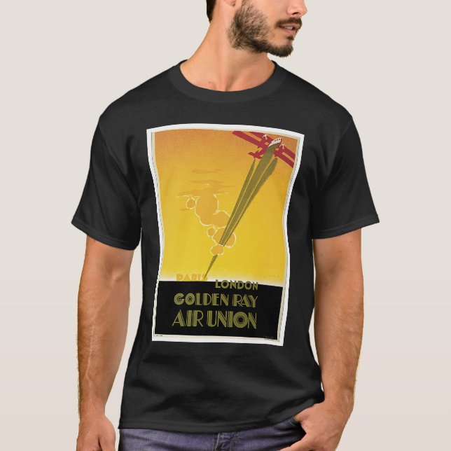 T-shirt Union aérienne Golden Ray (Devant)