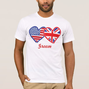 T-shirt Union Jack/États-Unis