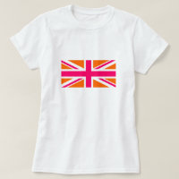 Union Jack orange et rose