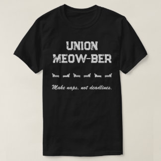 T-shirt Union Miaou-ber - Fais des siestes, pas des deadli