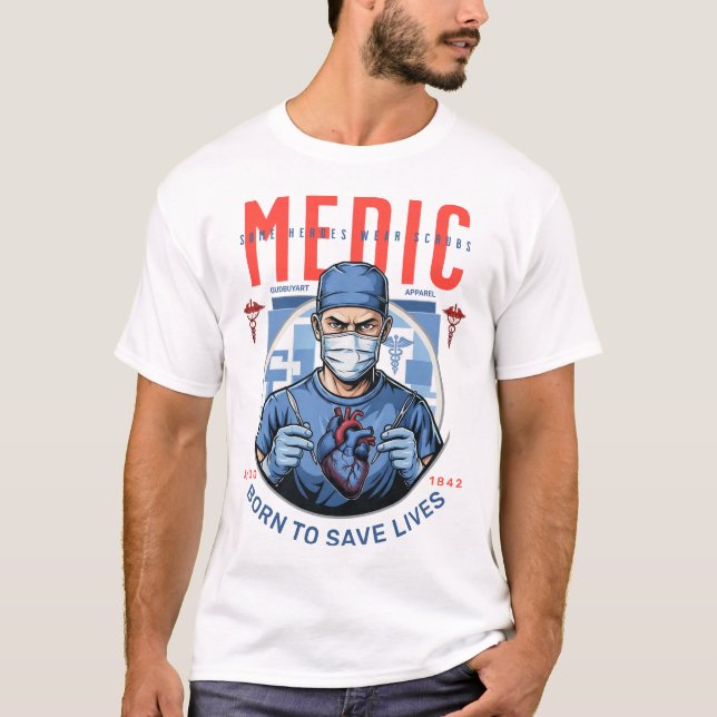 T-shirt Unique And Special Tribute To Medics and Doctors (Devant)
