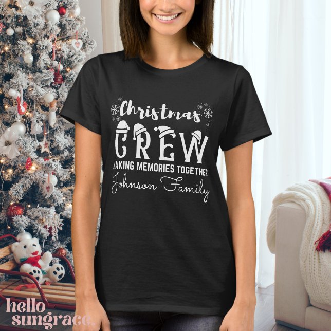 T-shirt Unique Christmas Crew Togetherness & Love (Créateur téléchargé)