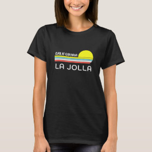 T-shirt Unique La Jolla California Retro Sunset Graphic No