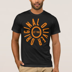 T-shirt Unique O Pour Oliver, Oscar, Owen Orange