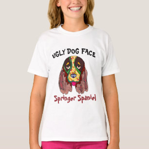 T-shirt unique Springer Spaniel sale chien visage