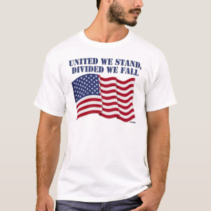 T-SHIRT UNIS NOUS SOMMES, DIVISÉS NOUS TOMBONS