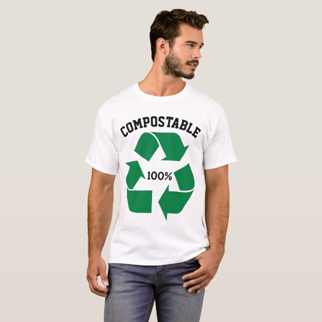 T-shirt unisex 100% Compostable (Devant entier)