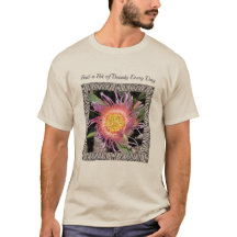 T-shirt Unisex avec Fleur Cactus étonnante