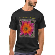 T-shirt Unisex avec Magenta Gazania