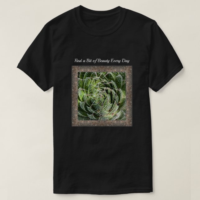 T-shirt Unisex avec Plante Lace Aloe (Design devant)