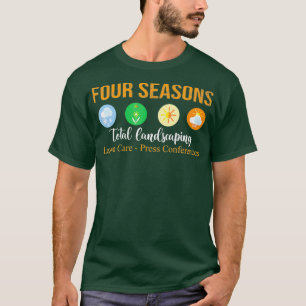 T-shirt Unisex Graphique de paysage à quatre saisons
